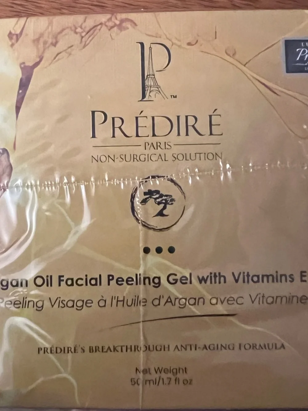 Prédire Argan Oil peeling gel with Vitamin E & A.